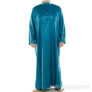 Müslüman Jubah Endonezya Müslüman Elbise Yeşil